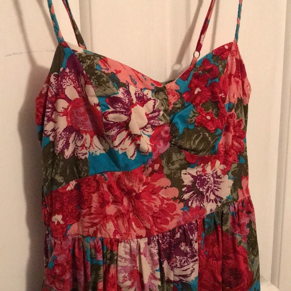 Floral print strappy summer dress - Picture 2 of 3
